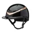 Charles Owen Halo Luxe Gloss Riding Hat - Black/Rose Gold